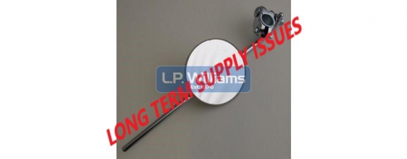 Clamp on type Chrome mirror  Round head