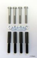 Convert T150 outer head studs to T160 bolts & pillar studs